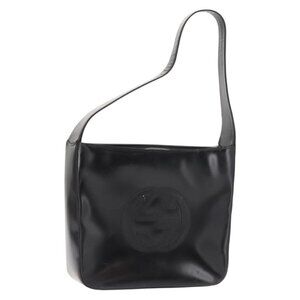 Authentic GUCCI Soho Shoulder Bag Enamel Black